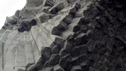 Basalt Rocks at the Black Beach in Vik