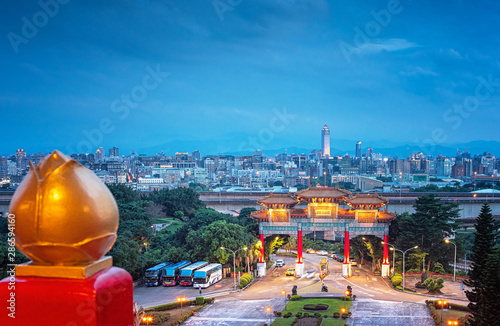 View on the downtown of Tai...