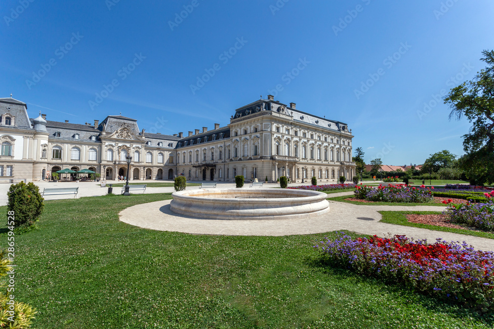 Festetics Palace in Keszthely, Hungary.