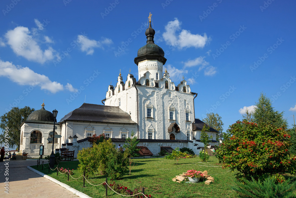 Assumption Cathedral of 16th century, located on the territory of the Assumption male monastery in the town of Sviyazhsk, Republic of Tatarstan, Russia.