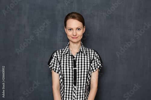 Portrait of cute girl being in good mood © Andrei Korzhyts