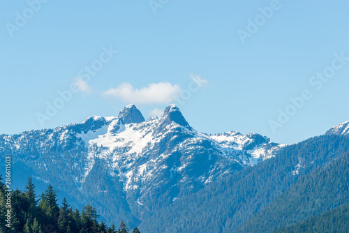 View at mountains in British Columbia, Canada. © karamysh