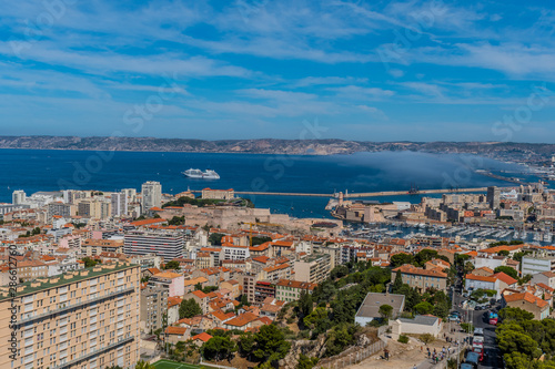 Marseille mer panorama ville