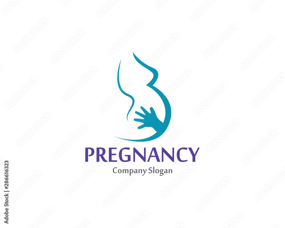 Pregnant logo symbol template design vector, emblem, design concept, creative Pregnant logo symbol template design vector, emblem, design concept, creative