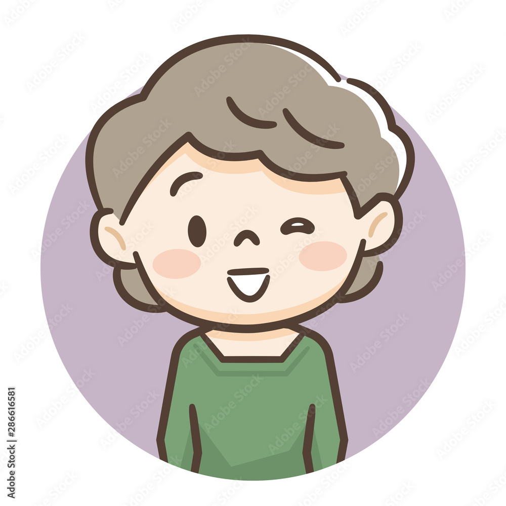 笑顔の女性 笑顔の女性