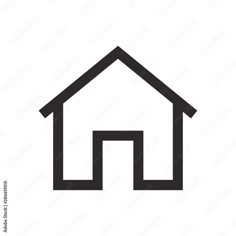 home icon vector design template home icon vector design template