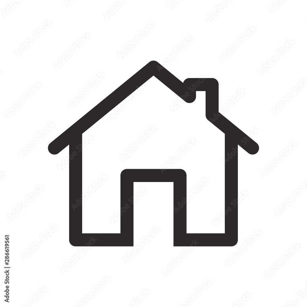 home icon vector design template