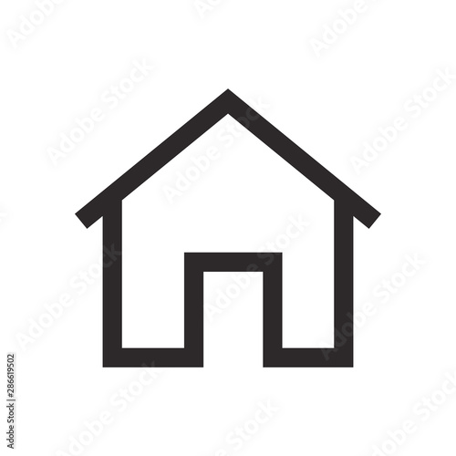 home icon vector design template