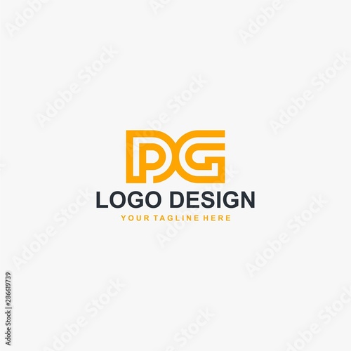 Letter PG logo design vector, type DG logo design, monogram logo design. Outline type vector icon. Free Download Letter PG logo design vector, type DG logo design, monogram logo design. Outline type vector icon. - GFXLoad