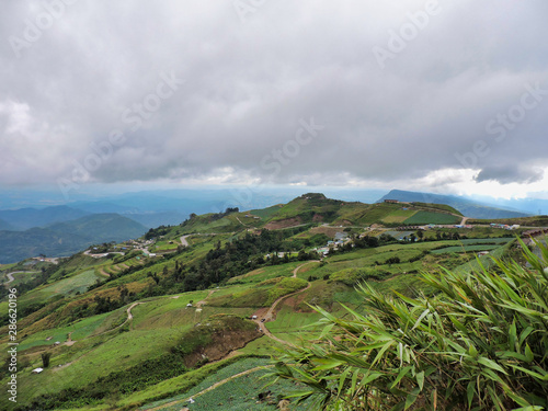 landscape mountain view Phu tabberk Phetchabun Thailand photo