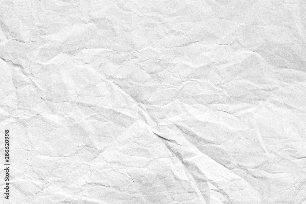 Plakat white paper crumpled background texture