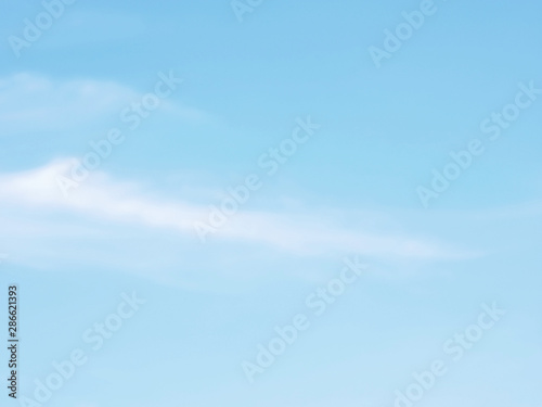 Abstract blurred of white clouds sky background : Light Blue sky background, Blue sky with clouds