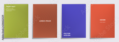 Radial semicircle geometric lines patterns.