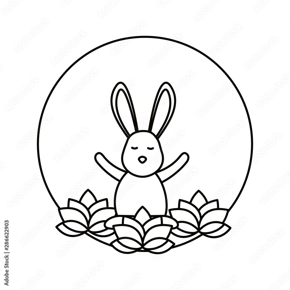 Obraz premium Mid autumn festival vector design
