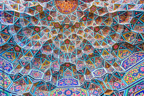 Geometrical Islamic mosaic patterns 