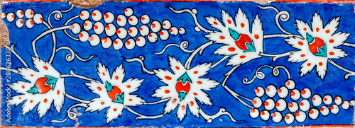 Islamic mosaic pattern of Ottoman era