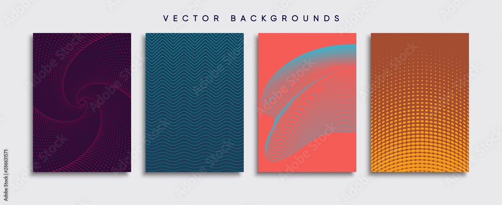 Minimal Vector cover designs. Future Poster template.