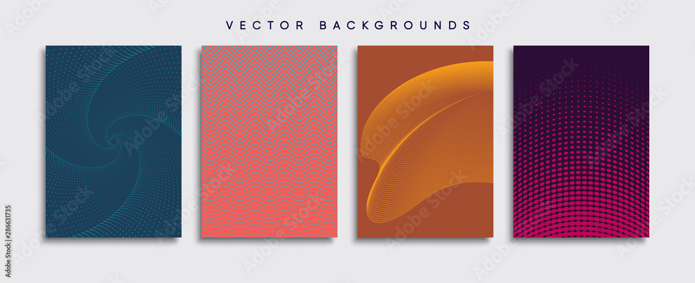 Minimal Vector cover designs. Future Poster template.