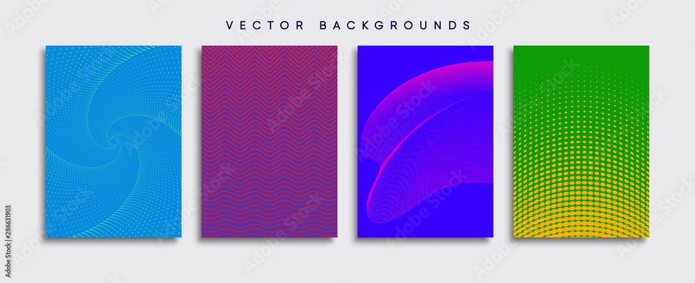 Minimal Vector cover designs. Future Poster template.