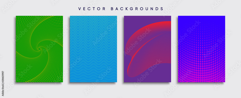 Minimal Vector cover designs. Future Poster template.