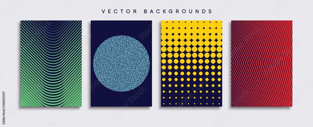 Minimal Vector cover designs. Future Poster template.