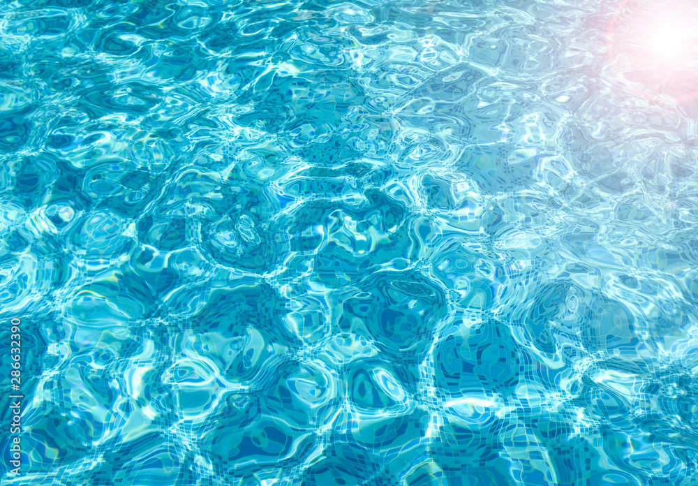 Pool water background.