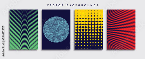 Obraz na płótnie Minimal Vector cover designs. Future Poster template. w salonie