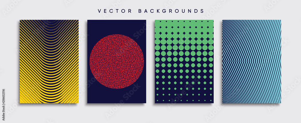 Minimal Vector cover designs. Future Poster template.