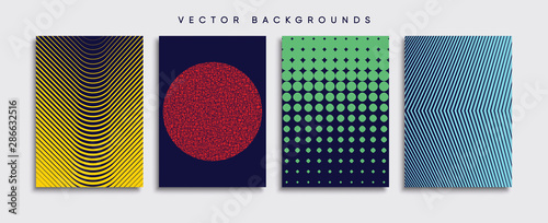 Obraz na płótnie Minimal Vector cover designs. Future Poster template. w salonie