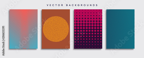 Obraz na płótnie Minimal Vector cover designs. Future Poster template. w salonie