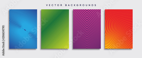 Obraz na płótnie Minimal Vector cover designs. Future Poster template. w salonie