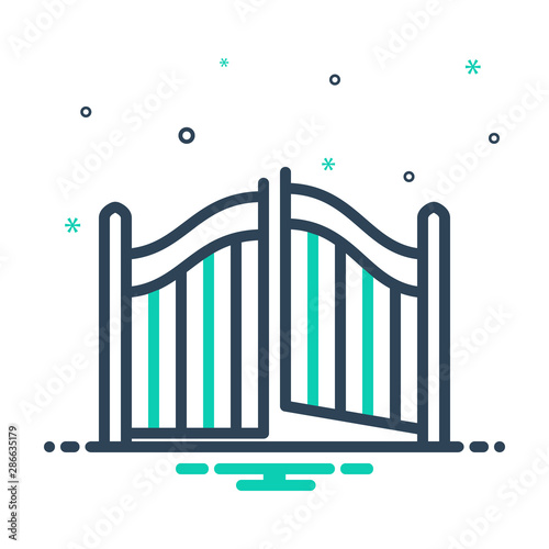 mix icon for gate 
