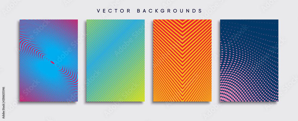 Minimal Vector cover designs. Future Poster template.