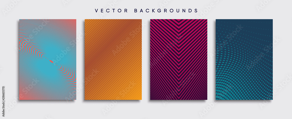 Minimal Vector cover designs. Future Poster template.