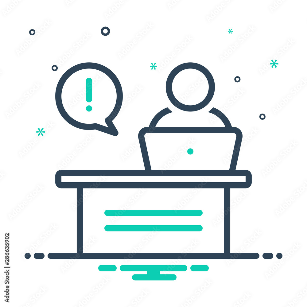 mix icon for reception desk mix icon for reception desk