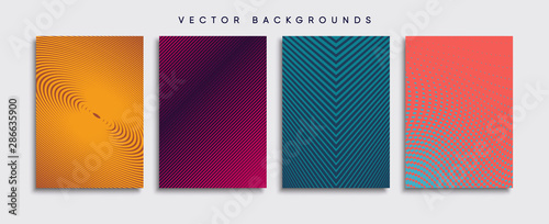 Obraz na płótnie Minimal Vector cover designs. Future Poster template. w salonie