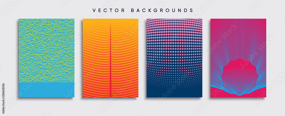 Minimal Vector cover designs. Future Poster template.