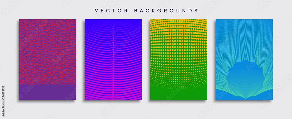 Minimal Vector cover designs. Future Poster template.