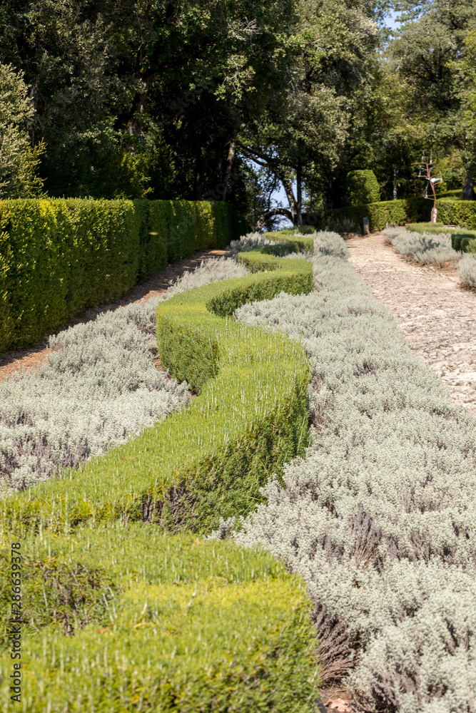  the gardens of the Jardins de Marqueyssac in the Dordogne region of France