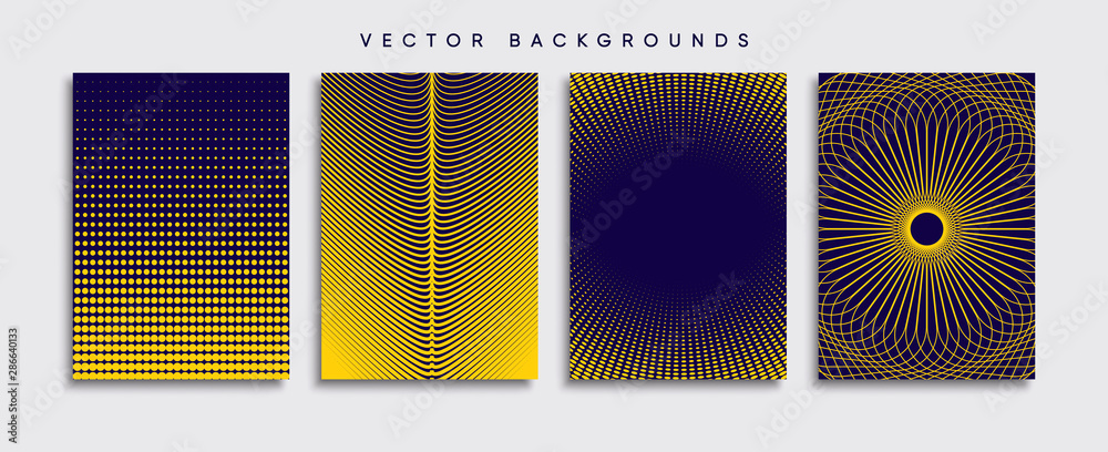 Minimal Vector cover designs. Future Poster template.