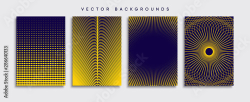 Obraz na płótnie Minimal Vector cover designs. Future Poster template. w salonie