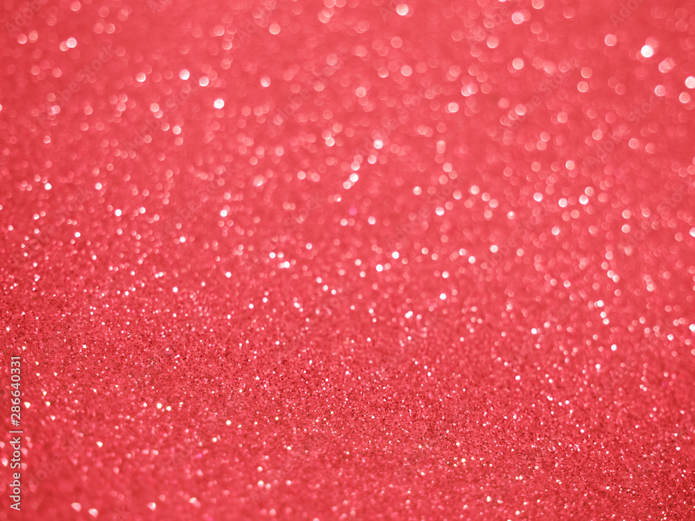 Bright red glitter abstract background