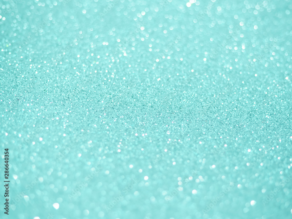 Obraz premium turquoise blue glitter abstract background