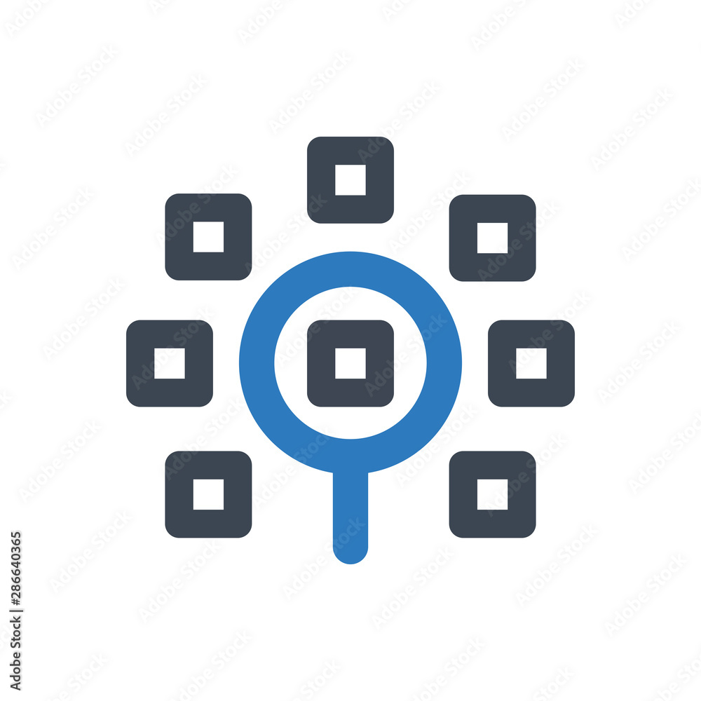Big Data Analysis Icon