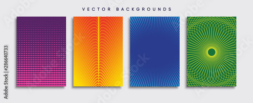 Obraz na płótnie Minimal Vector cover designs. Future Poster template. w salonie