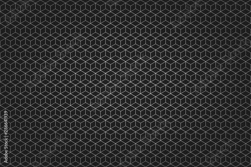 Wallpaper Mural Futuristic hexagon background sciences illustration. HUD element. Technology concept. 3d landscape. Big data futuristic abstract background Torontodigital.ca