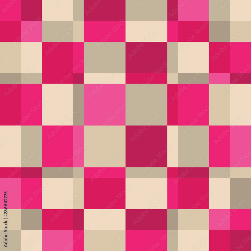 Abstract Square Red Color