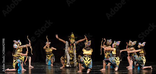 Tari Topeng Panji / Panji Traditional Dance. Traditional mask dance 