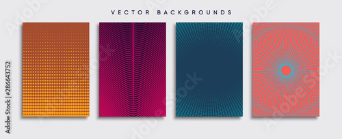 Obraz na płótnie Minimal Vector cover designs. Future Poster template. w salonie
