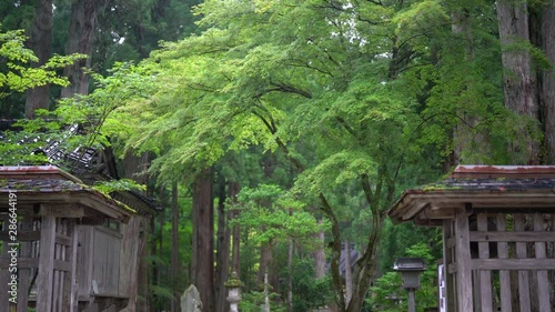 Oyama shrine in Toyama, Japan. photo